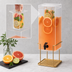 Thumbnail image #4 for Mid-Century 3 Gallon Square Beverage Dispenser with Infusion Chamber, Drip Tray, and Brass Wire Base