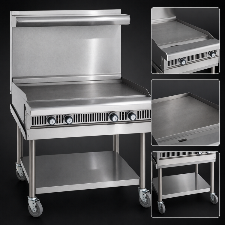 Product image #4 for Imperial Spec Series Heavy Duty 12-Inch Gas Add-A-Unit Griddle Range