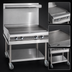 Thumbnail image #4 for Imperial Spec Series Heavy Duty 12-Inch Gas Add-A-Unit Griddle Range