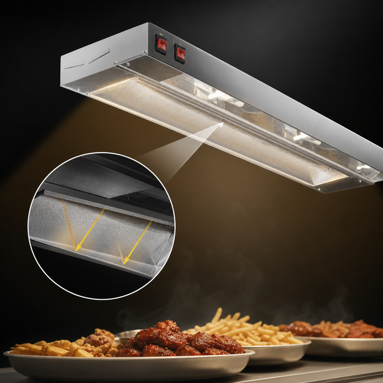 Product image #4 for RedHots 72-Inch Remote High-Watt Unlighted Strip Heat Lamp
