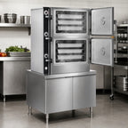 Thumbnail image #4 for Crown SC-2 Two-Compartment Full-Size Pressure Steamer with Cabinet Base