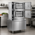 Thumbnail image #4 for Crown SC-2 Two-Compartment Full-Size Pressure Steamer with Cabinet Base