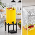 Thumbnail image #4 for Cal-Mil One by One 1.5 Gallon Acrylic Beverage Dispenser with Ice Chamber and Drip Tray, Black