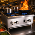 Thumbnail image #5 for General Heavy-Duty 24-Inch Countertop Gas Hot Plate with 4 Cast Iron Burners