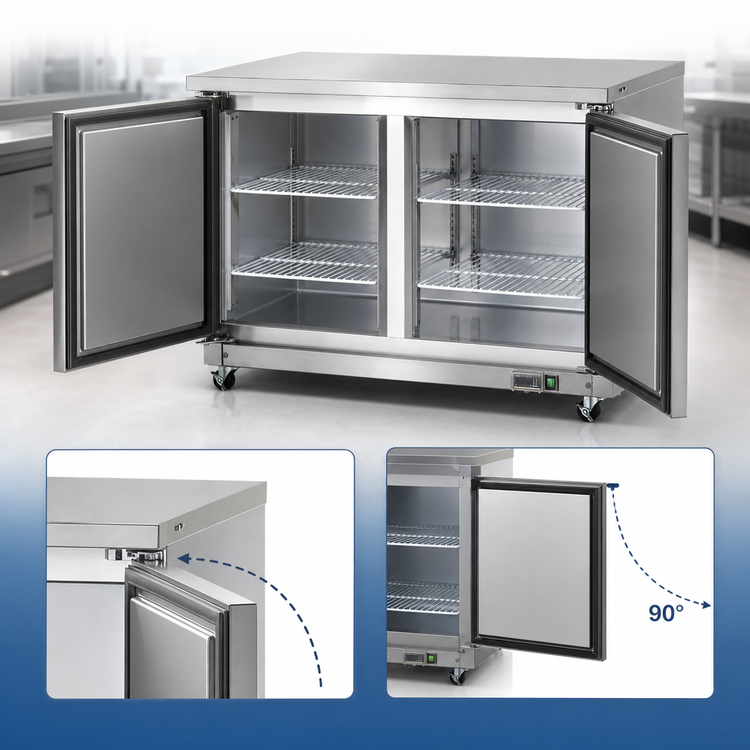 Product image #4 for Arctic Air AUC48F 48.25-Inch Two-Section Undercounter Worktop Freezer, 10.1 Cu. Ft.