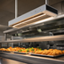 Thumbnail image #4 for Hatco Glo-Ray Lighted Dual Infra-Black Strip Heater, 54-Inch Wide, Aluminum, 6-Inch Spacer