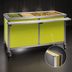 Thumbnail image #4 for Director's Choice Mobile Hot Food Table, 4-Well, 64