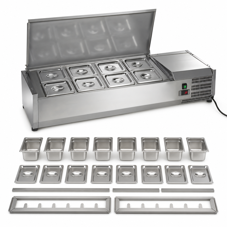 Product image #4 for Arctic Air ACP48 Refrigerated Counter-Top Prep Unit with 8 1/6-Size Pans