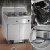 Thumbnail image #4 for Imperial Electric 5-Battery Floor Fryer with Built-In Space Saver Filter System, 75 lb. Tanks, Immersed Elements, Computer Controls