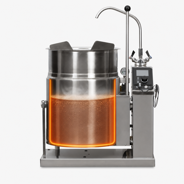 Product image #4 for Cleveland Range 12-Gallon Countertop Self-Contained Tilting Electric Steam-Jacketed Kettle with Gear Box