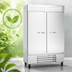 Thumbnail image #4 for Beverage-Air Vista Two-Section Reach-In Freezer with Solid Doors, 52-Inch Wide, 46.2 Cu. Ft., Bottom-Mount Self-Contained