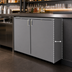 Thumbnail image #4 for Glastender CS1RB48 Shallow Depth Remote Back Bar Cooler, 48-Inch, 2-Section, Solid Swing Doors