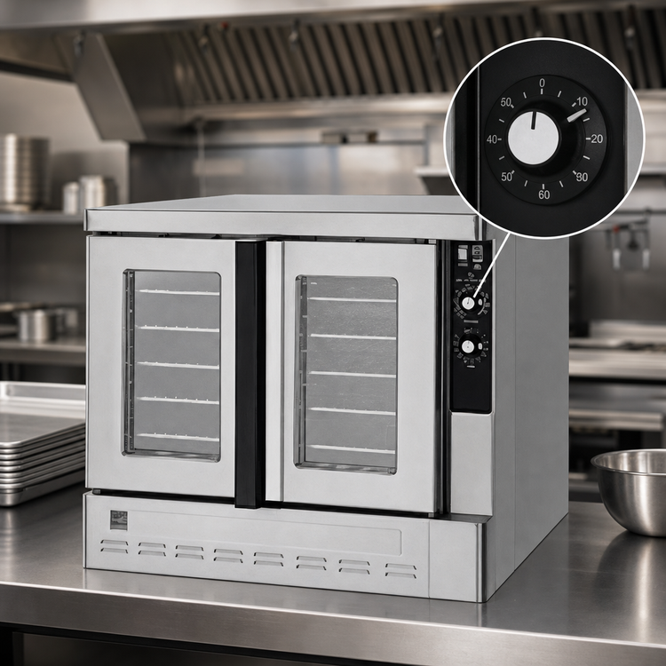 Product image #4 for Zephaire Series Full-Size Standard-Depth Gas Convection Oven, Single Deck, 5-Pan Capacity