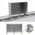 Thumbnail image #4 for CHOICE 15-Inch Single Speed Rail Locking Cover, Stainless Steel