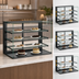Thumbnail image #4 for Structural Concepts Reveal® Full-Service Countertop Non-Refrigerated Pastry Display Case, 47-3/4 Inch Wide, 3 Adjustable Glass Shelves