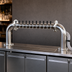 Thumbnail image #4 for Perlick 4066-10R Pass-Thru 10-Faucet Countertop Glycol-Cooled Brew Pipe Beer Tower, Polished Chrome