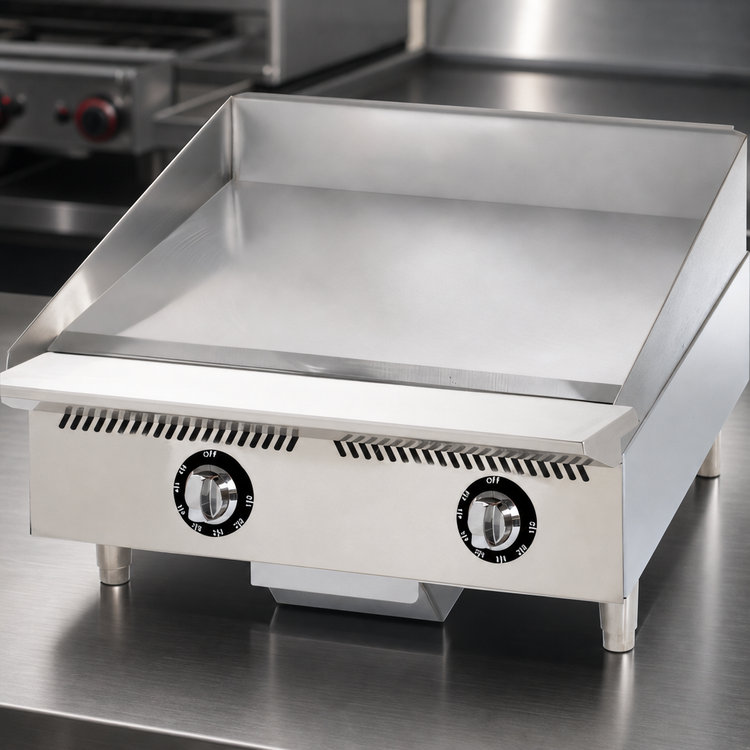 Product image #4 for Star Ultra-Max 24-Inch Countertop Gas Griddle with Chrome Plate and Mechanical Snap-Action Thermostats