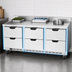 Thumbnail image #4 for Beverage-Air WTRD72AHC-6-FIP 72-Inch Three-Section Worktop Refrigerator with 6 Drawers