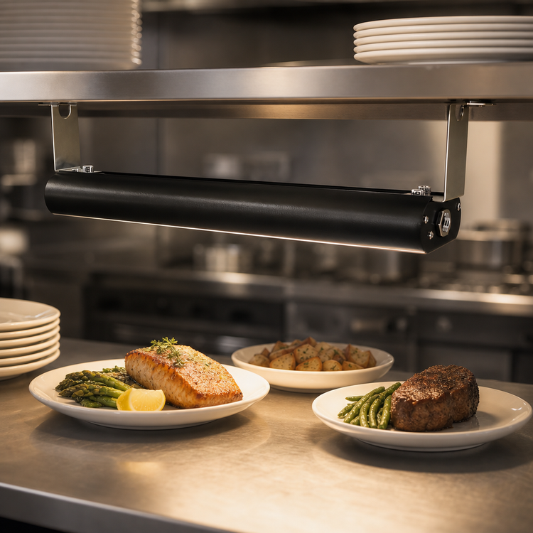 Product image #4 for Vollrath 18-Inch Single Unlighted Low Profile Heat Strip with Remote Toggle Switch