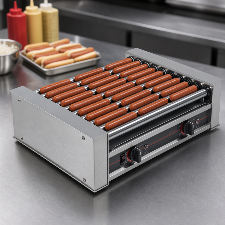Product image #4 for Roll-A-Grill 10-Roller Hot Dog Grill, 36 Hot Dog Capacity, 220V