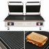 Thumbnail image #4 for Pro-Max 2.0 28-Inch Countertop Panini Sandwich Grill with Grooved Cast Iron Plates
