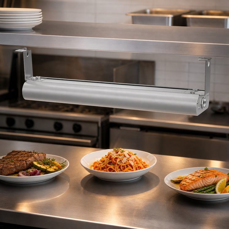 Product image #4 for Vollrath 84-Inch Low Profile Unlighted Single Heat Strip with Remote Infinite Switch, 208V