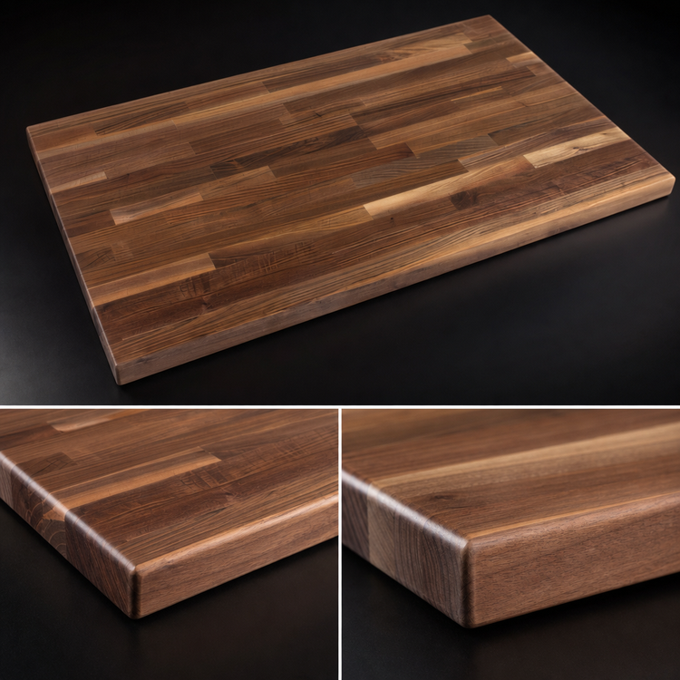 Product image #4 for John Boos Boos Block Blended Edge Grain American Black Walnut Kitchen Countertop