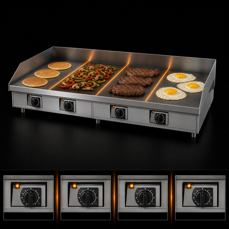 Product image #4 for Lang LG Series 48-Inch Electric Countertop Griddle with Chrome Plate and Solid State Controls