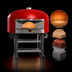 Thumbnail image #4 for Marra Forni NP130G Neapolitan Round Gas-Fired Brick Pizza Oven with Touchscreen Controls