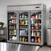 Thumbnail image #4 for Everest Refrigeration ESGR3A Three-Section Reach-In Glass Door Refrigerator, 71.0 Cu. Ft., Top-Mounted Self-Contained
