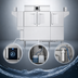 Thumbnail image #4 for Hobart CL76-DWR Steam High Temperature Rack Conveyor Dishwasher with Drain Water Energy Recovery