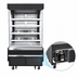 Thumbnail image #4 for Everest Refrigeration Vertical Open Display Merchandiser, 37.25 Inch Wide, 18.2 Cu. Ft., Black, Self-Contained Bottom Mount