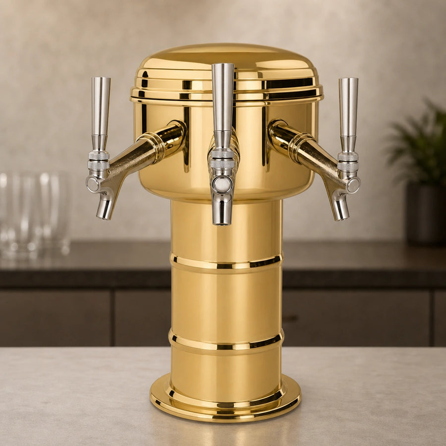 Three Stainless Steel Faucets