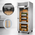 Thumbnail image #4 for Turbo Air PRO Series Reach-In Heated Holding Cabinet, 25 Cu. Ft., 2 Half Solid Hinged Doors, Stainless Steel