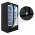 Thumbnail image #4 for Beverage-Air Marketeer Two-Section Reach-In Glass Door Refrigerated Merchandiser, Hinged Doors, 26.12 Cu. Ft.