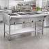 Thumbnail image #4 for Eagle Group DHT4-120 Electric Open-Base Hot Food Table with 4 Dry Wells, 63-1/2 Inch Wide
