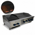 Thumbnail image #4 for Comstock-Castle 48-Inch Countertop Gas Char-Broiler/Griddle Combo with 30-Inch Griddle and 18-Inch Radiant Broiler