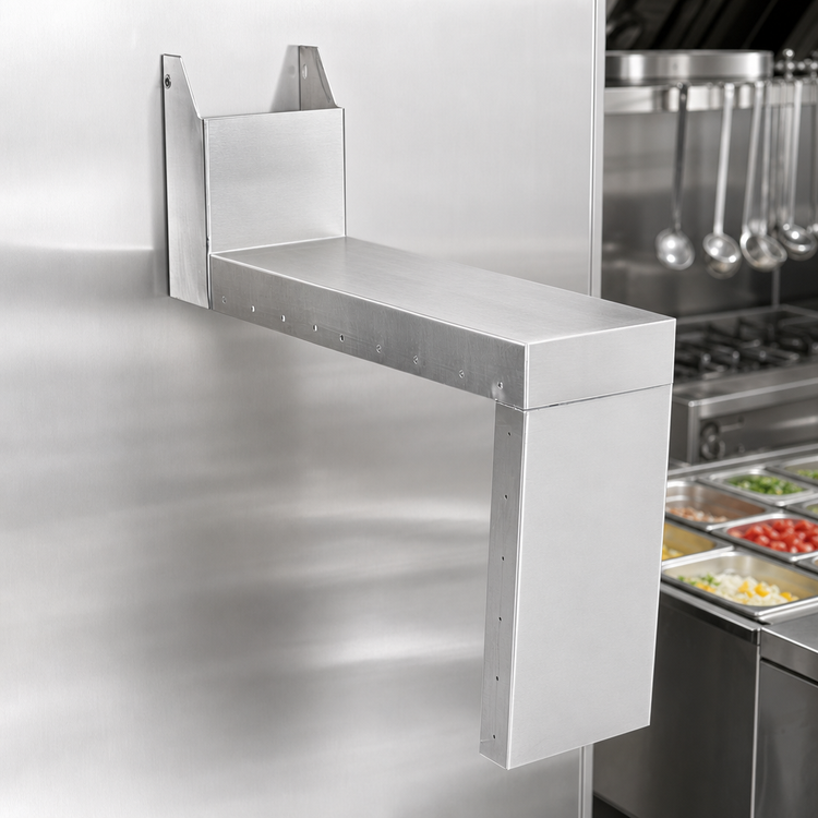 Product image #4 for Prestige Stainless Steel Tubing Chase Shelf, 6-Inch x 24-Inch