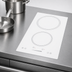 Thumbnail image #4 for Summit Commercial 12-Inch Wide 2-Burner Drop-In Induction Cooktop with EuroKera Glass, Digital Touch Controls, White