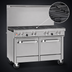 Thumbnail image #4 for Southbend Ultimate 48-Inch Gas Restaurant Range with 4 Non-Clog Burners, 24-Inch Charbroiler, and 2 Space Saver Ovens