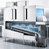 Thumbnail image #4 for Hobart CL66-ADV+BUILDUP Single-Tank Conveyor Dishwasher with Power Scrapper and Automatic Soil Removal