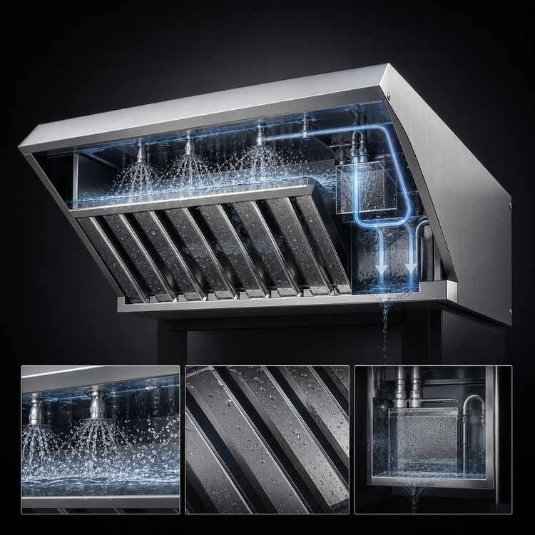 Product image #4 for UNOX ChefTop MIND.Maps Plus Ventless Steam Condensing Hood for Countertop Electric Ovens