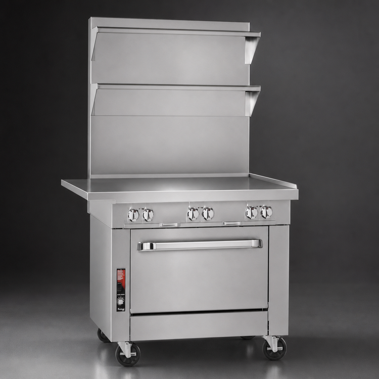 Product image #4 for Southbend Platinum 36-Inch Heavy Duty Spreader Cabinet with Solid Top, Cabinet Base, and Stainless Steel Front & Sides