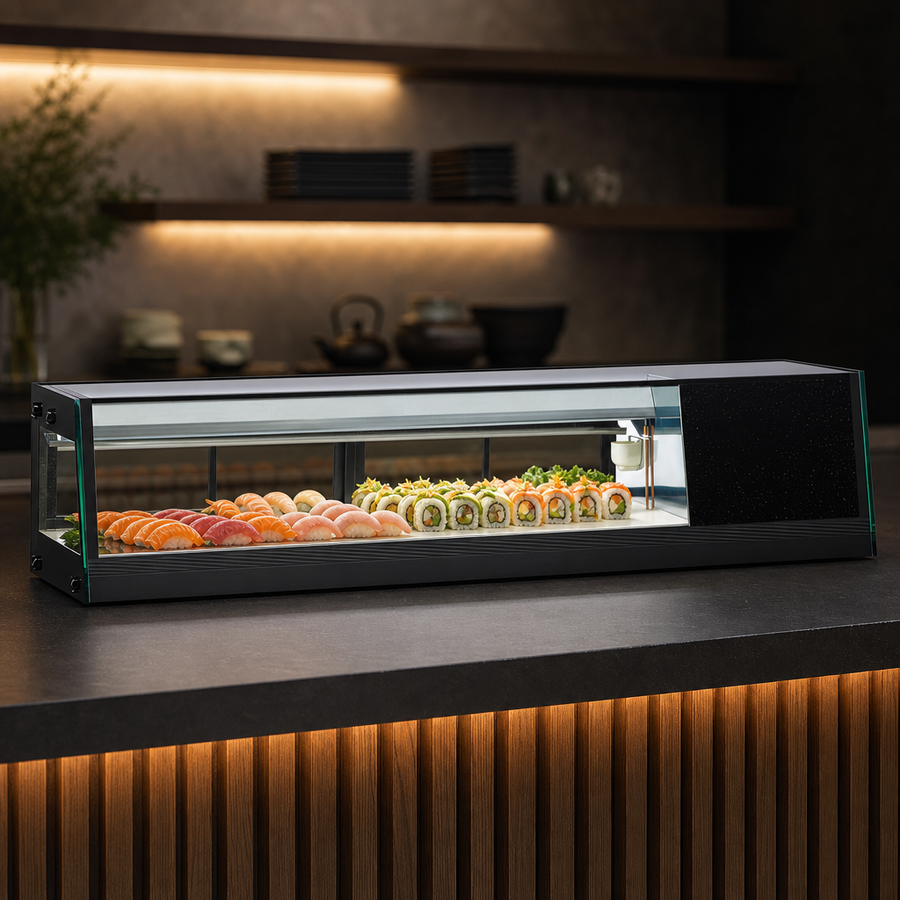 Straight Front Glass Display