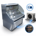 Thumbnail image #4 for Howard-McCray Ovation Series 51-Inch Curved Remote Open Merchandiser, Stainless Steel