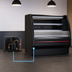 Thumbnail image #4 for Howard-McCray 40E Series Dairy Curved End Endless Design Remote Open Merchandiser, 39