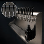 Thumbnail image #4 for Perlick Corporation 4076DN10 10-Faucet Modular Wall-Mount Glycol-Cooled Stainless Steel Draft Beer Dispensing Tower
