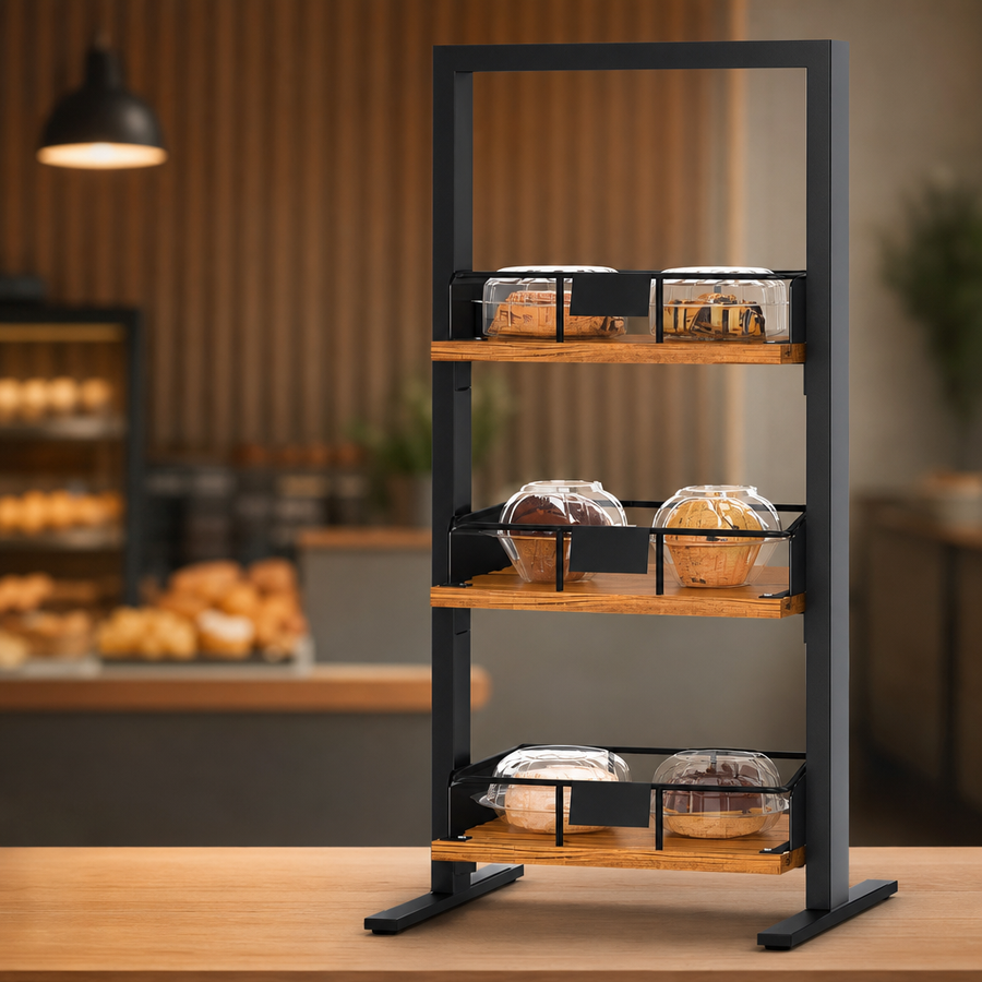 Three Display Shelves