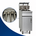 Thumbnail image #4 for Imperial Restaurant Series 40 lb. Gas Range Match Floor Fryer