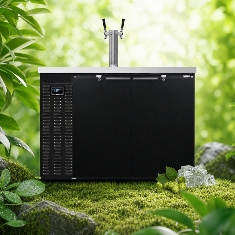 Product image #4 for Continental Refrigerator KC50N 50-Inch 2-Keg Capacity Black Front Breathing Keg Cooler